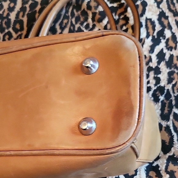 Vintage Browns Bravo Elegant Tan Leather Shoulder Bag - Picture 8 of 16